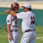 Johnson City coach advises his next batter.