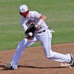 Johnson City shortstop makes the play.